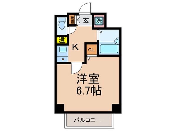 ﾌﾟﾚｻﾝｽ京都東山ｼﾃｨﾗｲﾌ(703)の物件間取画像